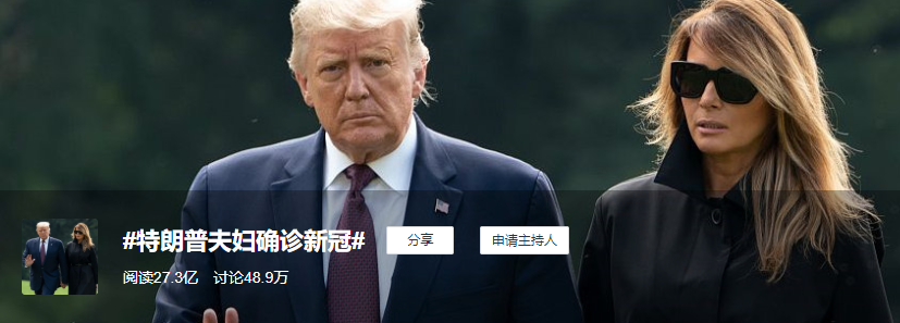 特朗普确诊新冠后，外媒集体盯上中国：这一次不是嘲笑